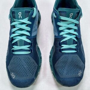 On Cloud X Men's Size 11 Running Shoes Storm Tide Blue Green Gym Trainer Sneaker